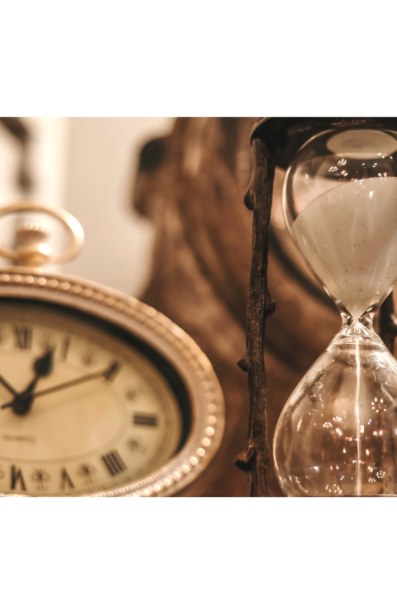 Mensagem: Sobre o tempo. Para quem pensa que é tarde demais para recomeçar